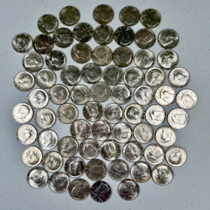 1964D Kennedy Half Dollars