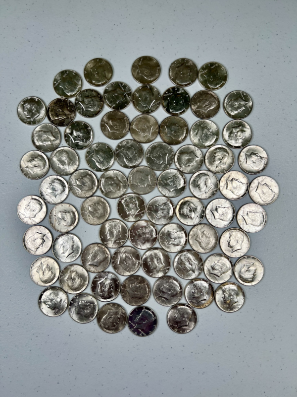 1964D Kennedy Half Dollars