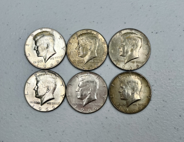 1966 Kennedy Half Dollars
