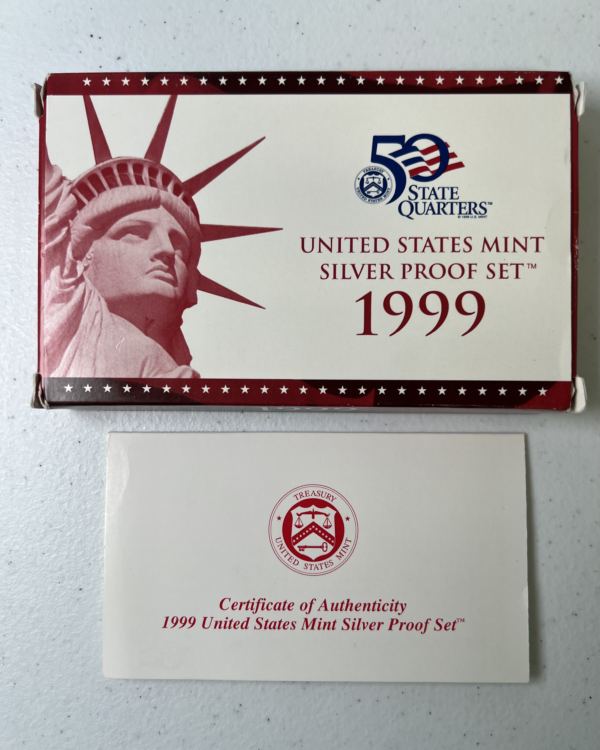 U.S.Mint 1999 Silver Proof Set - Image 2