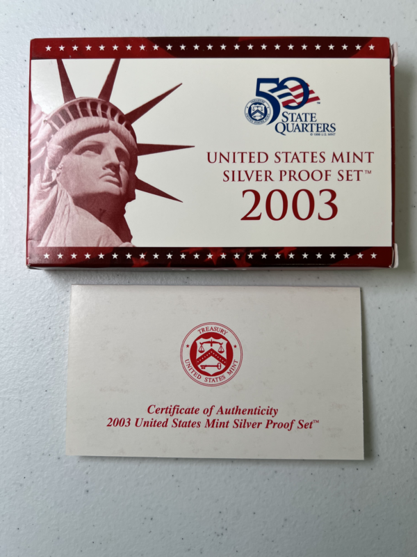 2003 Silver Proof Set - Image 2