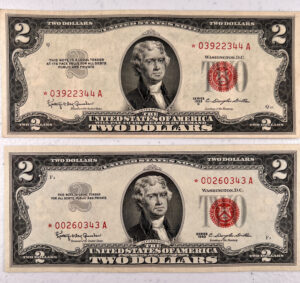 1953C & 1963 Two Dollar Federal Reserve Notes