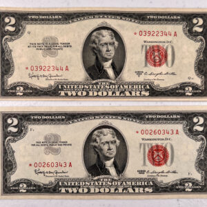 1953C & 1963 Two Dollar Federal Reserve Notes