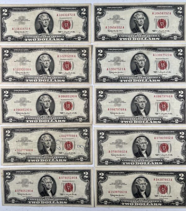 Two Dollar Federal Reserve Notes - Image 2