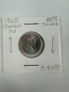 1965 Canada Dime