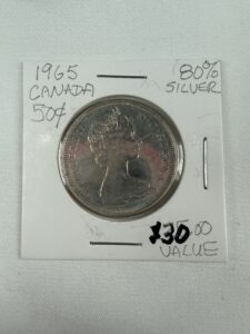 1965 Canada Half Dollar