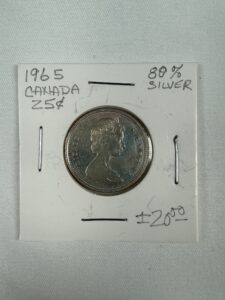 1965 Canada Quarter