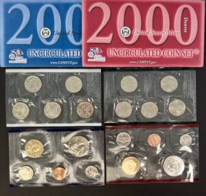 2000 P and D Uncirculated U.S. Mint Coin Set