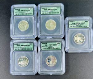 2000-S Silver State Quarters, Set of 5