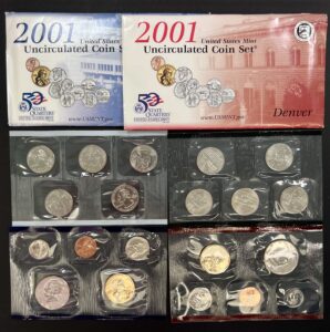 2001 U.S. Mint Coin Sets - Uncirculated