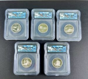 2005-S Silver State Quarters - FIRST DAY OF ISSUE