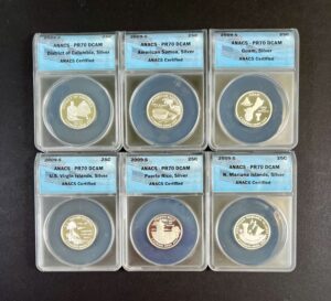 2009-S Silver U.S. Territories Quarters - Set of 6