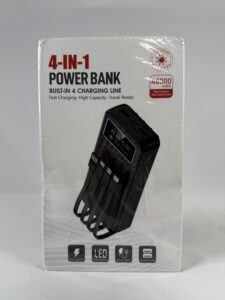 Power Bank with Built-in Charging Lines