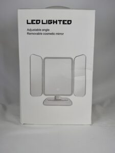 Lighted Trifold Make-Up Mirror