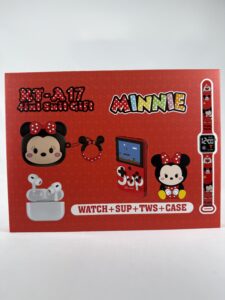 Minnie Mouse 4 in 1 Gift Set (Watch, SUP, TWS Earbuds and Case)