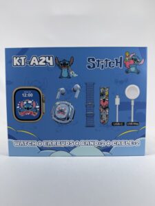 Stitch Ear Buds and Smart Watch Set